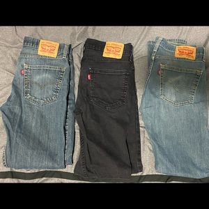 3 Pairs of Levi’s Men’s Jeans